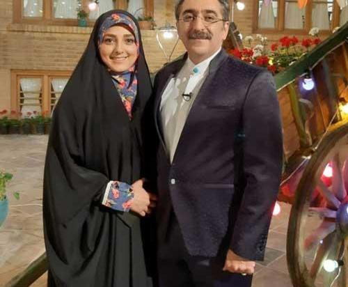 عکس ستاره سادات قطبی و همسرش