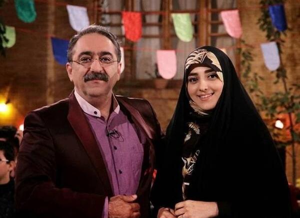 عکس ستاره سادات قطبی و همسرش