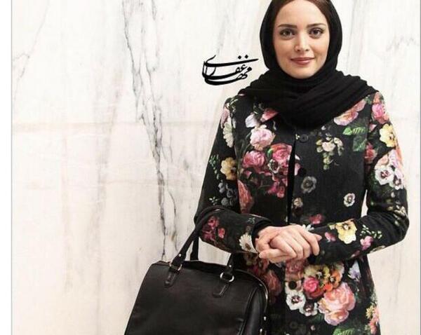عکس با حجاب بهنوش طباطبایی