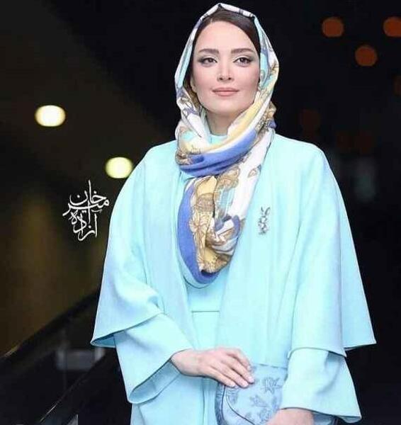 عکس با حجاب بهنوش طباطبایی