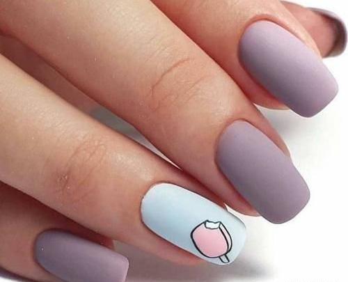 عکس طراحی ناخن اروپایی