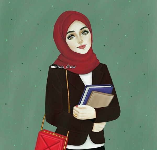 عکس دختر با حجاب بدون صورت