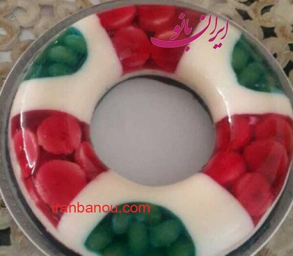 عکس از ژله رنگین کمان
