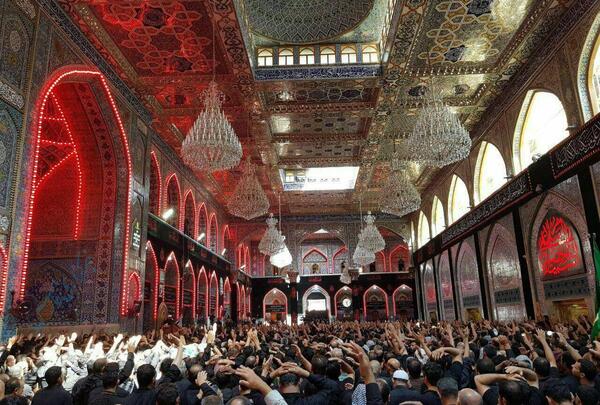 عکس حرم امام حسین عاشورا