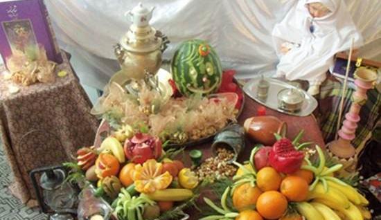 عکس ظرف میوه شب یلدا