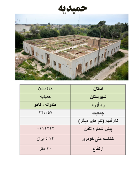 عکس حمیدیه اهواز