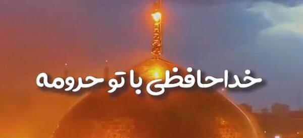 عکس حرم امام رضا تار عنکبوت