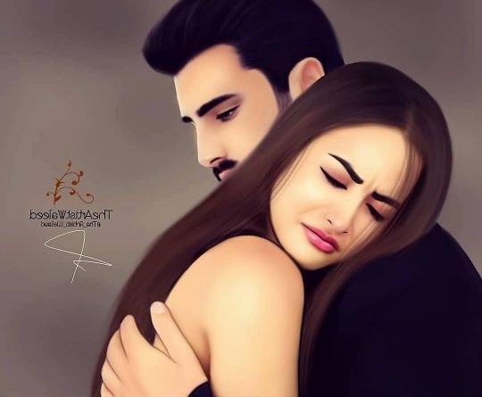 عکس پروفایل عاشقانه نقاشی