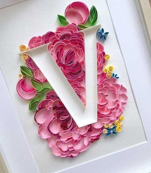 عاشقانه عکس پروفایل حروف انگلیسی v