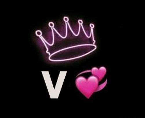 عاشقانه عکس پروفایل حروف انگلیسی v