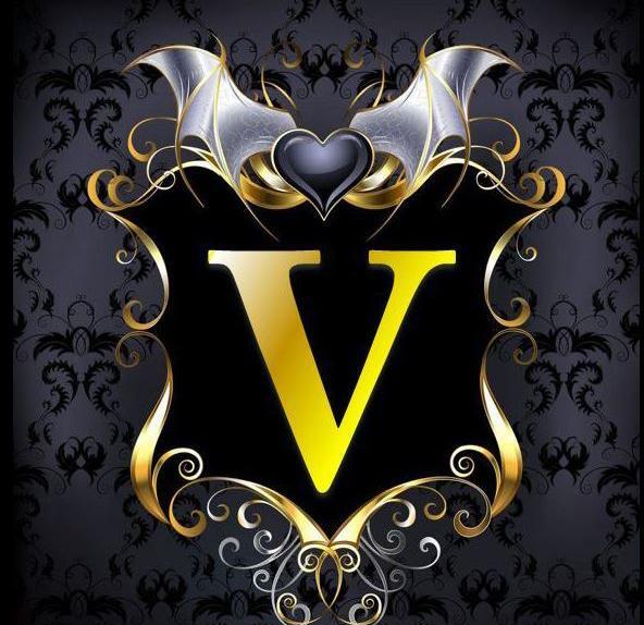 عاشقانه عکس پروفایل حروف انگلیسی v