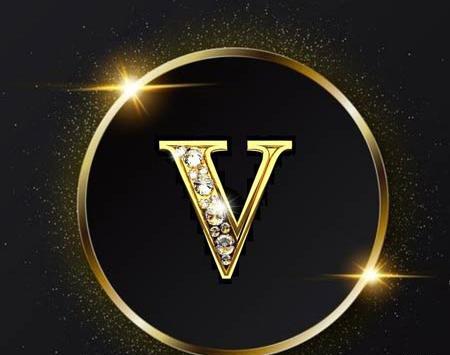 عاشقانه عکس پروفایل حروف انگلیسی v