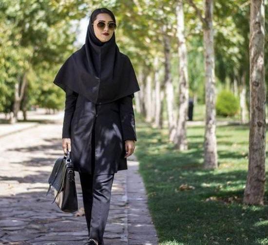 عکس ژست دخترانه در پارک