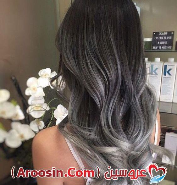 عکس رنگ مو دودی تیره