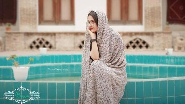 عکس دخترانه با حجاب کامل