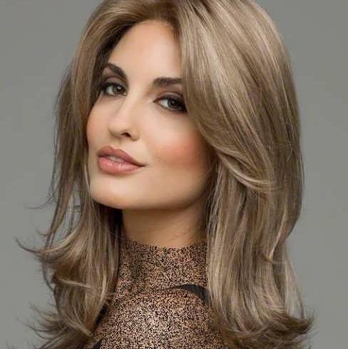 عکس رنگ مو زیتونی