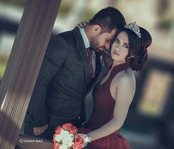 عکس عروس و داماد ویسگون