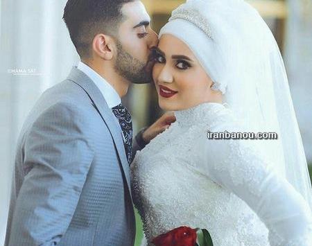 عکس عروس و داماد ویسگون