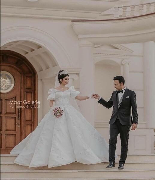 عکس عروس و داماد ویسگون