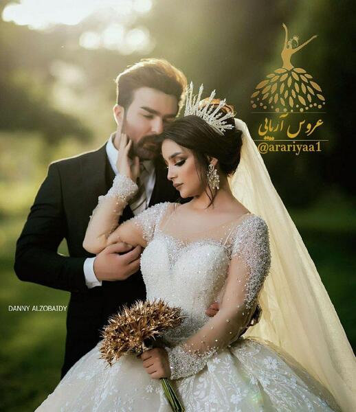 عکس عروس و داماد ویسگون