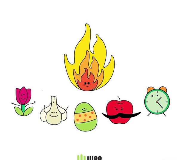 گیف کارتونی عکس چهارشنبه سوری