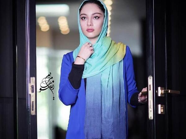 عکس با حجاب ترلان پروانه