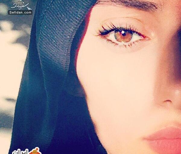 عکس با حجاب ترلان پروانه