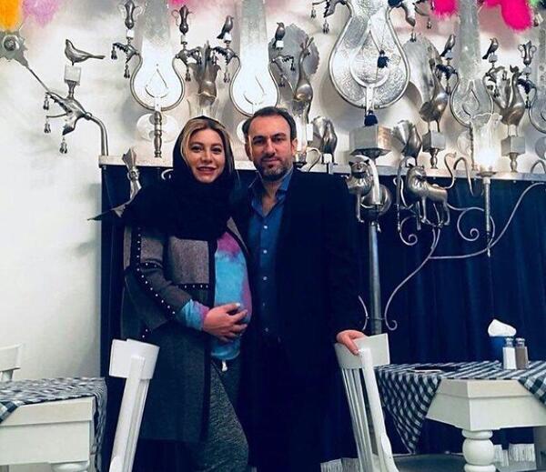عکس حجاب شل و ول فریبا نادری تو ویلای کردان خانوم چه تیپ پلنگی هم زده بعد عمل زیبایی