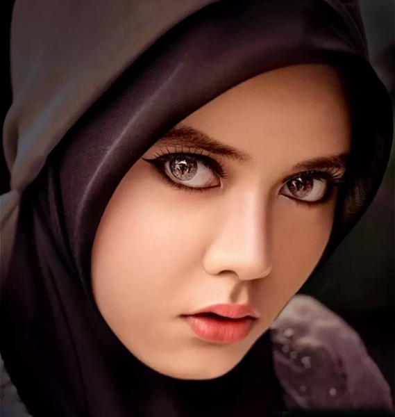 عکس دختر با حجاب ویسگون