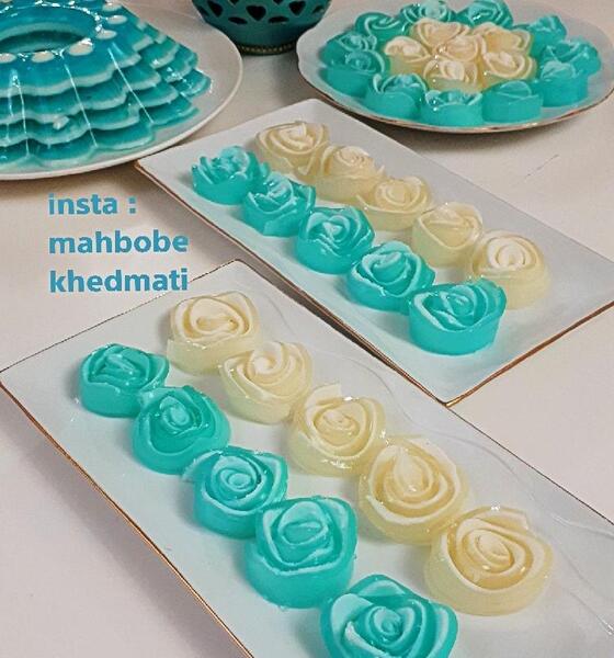 عکس ژله فرفره ای