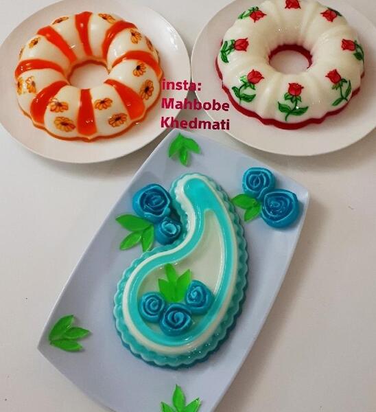 عکس ژله فرفره ای