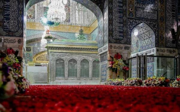 عکس حرم امام رضا گلباران