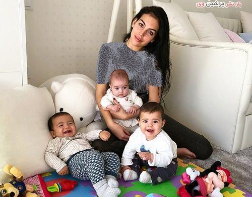 عکس بچه های رونالدو