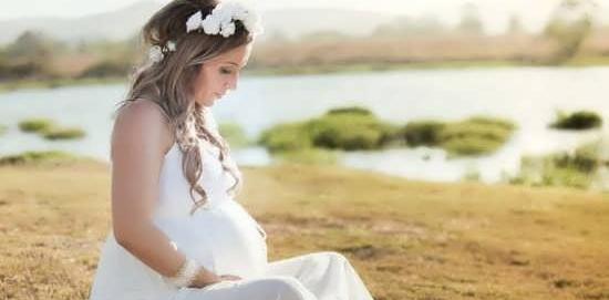 عکس حاملگی با حجاب