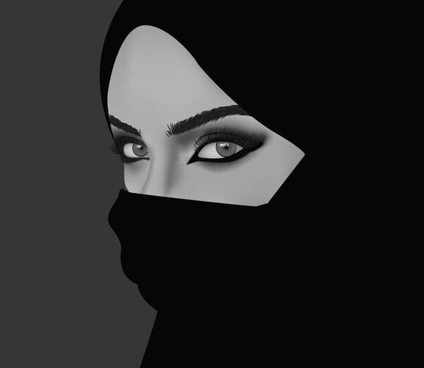 عکس دختر با حجاب بدون چهره