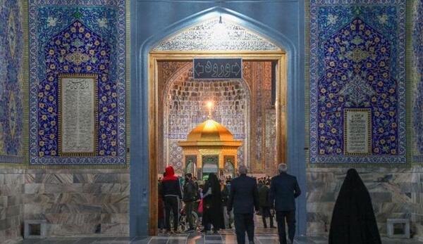 عکس ضریح امام رضا در زمان کرونا