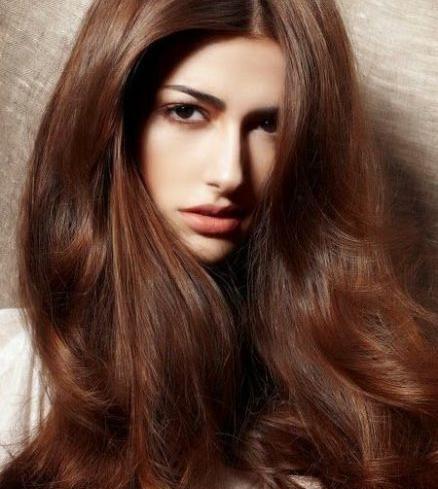 عکس رنگ مو تنباکویی