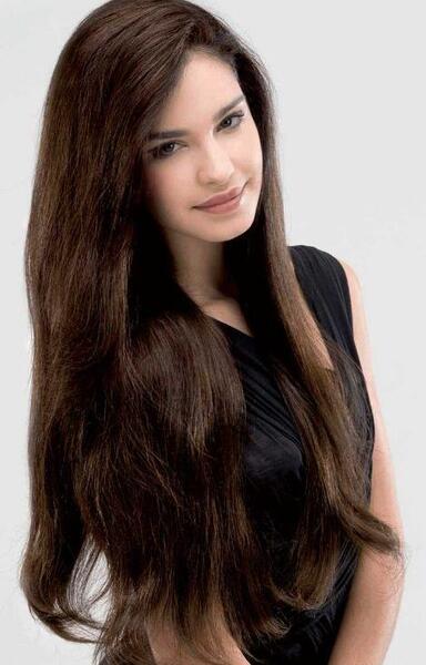 عکس رنگ مو تنباکویی