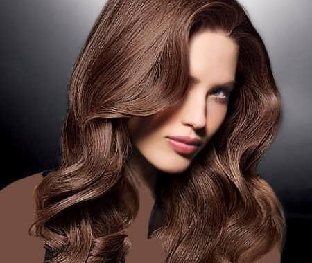 عکس رنگ مو تنباکویی