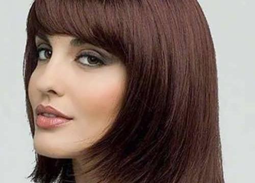 عکس رنگ مو قهوه ای تیره