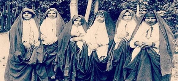 عکس لباس زنان دوره قاجار