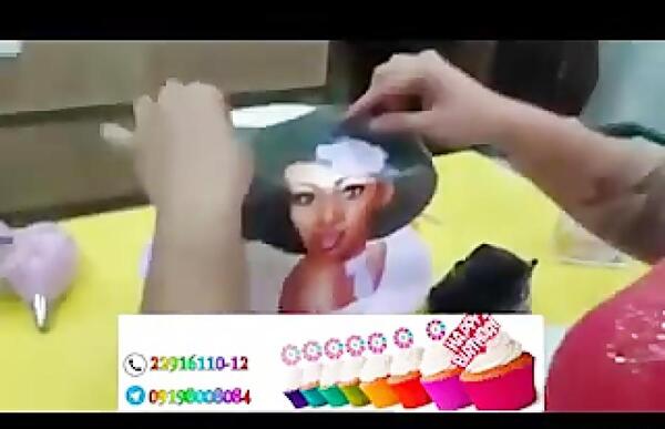 عکس روی کیک دایره
