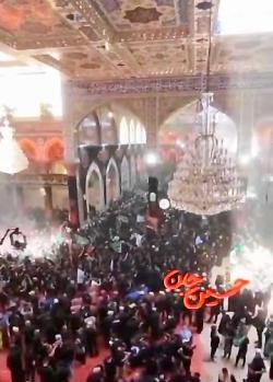 عکس حرم امام حسین به تو از دور سلام