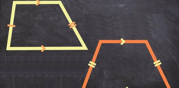 عکس ذوزنقه ی متساوی الساقین