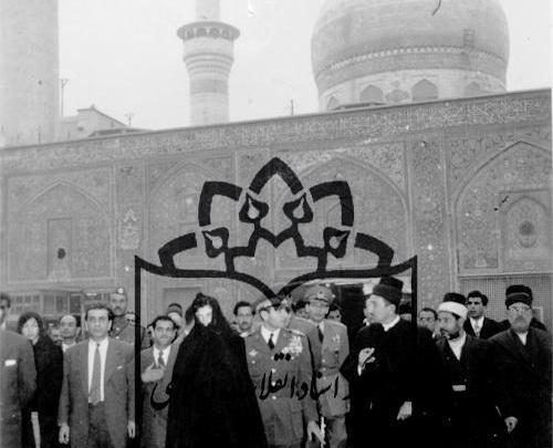 عکس حرم امام رضا در زمان شاه