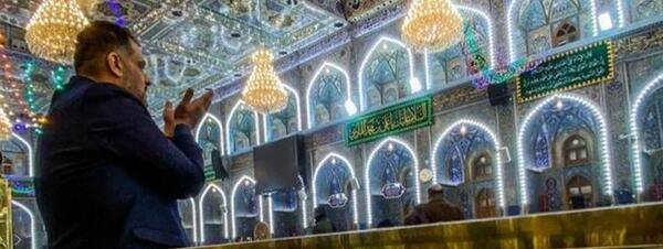عکس حرم امام حسین طبیعی