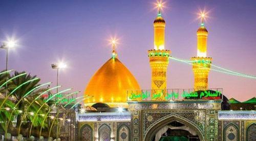 عکس حرم امام حسین طبیعی