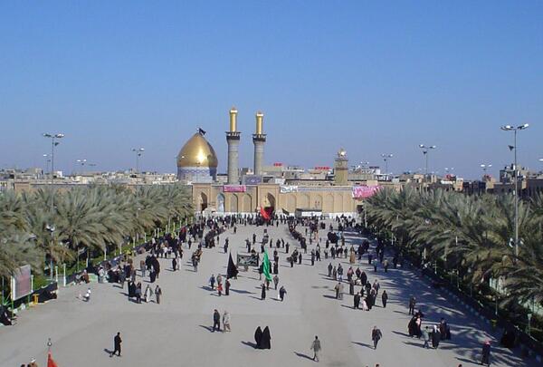 عکس حرم امام حسین طبیعی