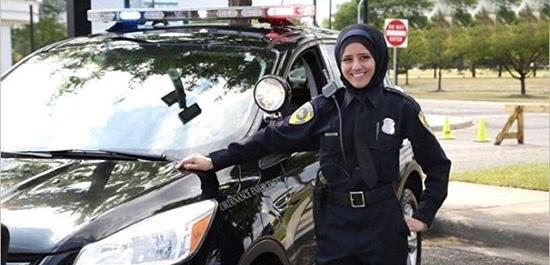 عکس دختر با حجاب پلیس