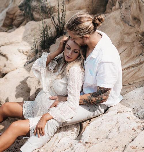 عکس عروس و داماد حامله